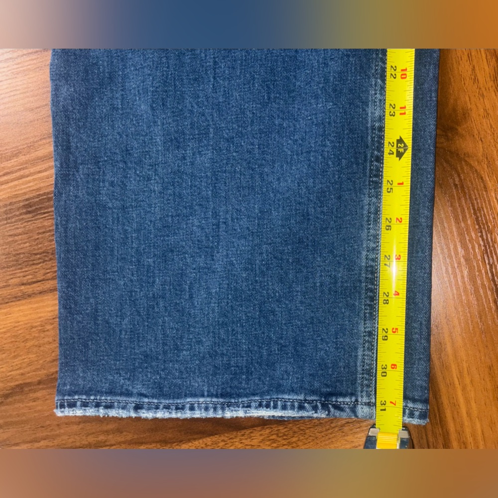 NWT Paige Sasha high-rise, wide leg jeans, medium wash 32 - Picture 14 of 14